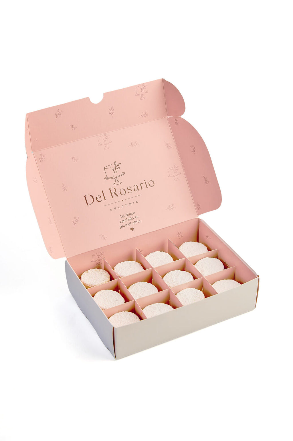 Alfajores de maicena con manjar artesanal Del Rosario Dulcería